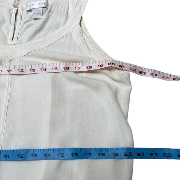 Soft Surroundings ivory camisole tank top size Large - Picture 5 of 7